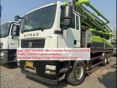사용된 2020 Zoomlion 49m 콘크리트 펌프 트럭 (SITRAK 3-Axle 체시)