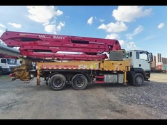 2018 Sany 사용 된 콘크리트 펌프 트럭