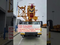 XCMG 25톤 이동 크레인 (QY25K5D-5)
정확성을 위해 설계, 속도를 위해 제작, 즉각적인 배달