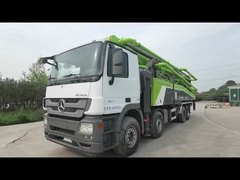 사용 된 ZOOMLION 63m 콘크리트 펌프 메르세데스 벤츠 차시 중국 수출 중고 펌프 트럭