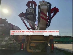 시트랙 차시와 함께 2020 XCMG 58m 펌프 트럭을 뜨거운 판매