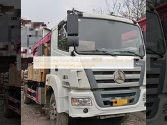 사용 된 콘크리트 펌프 트럭 좋은 상태 2019 SANY 30m 30m 작은 콘크리트 펌프 트럭