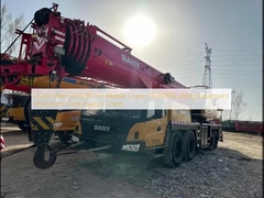 USED SANY 2019 80톤 이동 크레인 STC800T6 들어올림 장비 기계 중국 수출 크레인