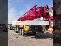 사용중인 트럭 크레인 우물 상태 2021 산리 60t 60톤 리프팅 크레인