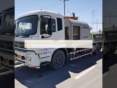 प्रयुक्त लाइन पंप ट्रक 2020 Zoomlion 10022 कंक्रीट लाइन पंप