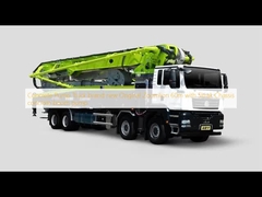 콘크리트 펌프 트럭 새 오리지널 Zoomlion 60m와 Sitrak 차시 콘크리트 붐 펌프