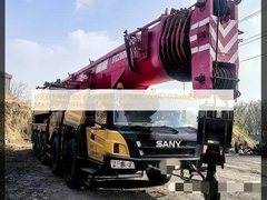 사용된 SANY 100톤 이동 크레인 STC1000T 수압 크레인 승강기 2018 무거운 승강기