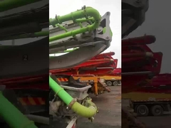 사용 된 2020 Zoomlion 40m 펌프 트럭 FAW 차체로 뜨거운 판매