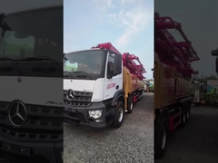 새니는 콘크리트 펌프 트럭을 사용했습니다