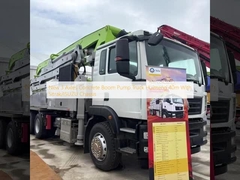 신형 3축 콘크리트 붐 펌프 트럭 Huimeng 40m, Sitrak/ISUZU 섀시 포함