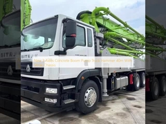 새로운 3축 콘크리트 붐 펌프 트럭 해머 40m, Sitrak 섀시 포함