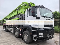 4축 콘크리트 붐 펌프 트럭 신형 2025 Zoomlion 62미터 Sitrak 섀시 포함