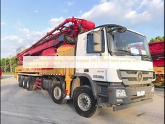 사용된 콘크리트 펌프 트럭, 2017년식 SANY 66m 펌프, 메르세데스 섀시