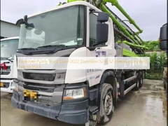 콘크리트 펌프 트럭 사용 2022 줌리온 52m 52미터 펌프, 스카니아 트럭 포함