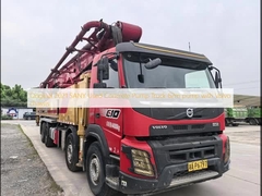 2021년형 SANY 중고 콘크리트 펌프 트럭 62m 펌프 (볼보 섀시)