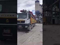 XCMG 72M 콘크리트 펌프 트럭 Sitrak 섀시 72미터 콘크리트 펌프 트럭