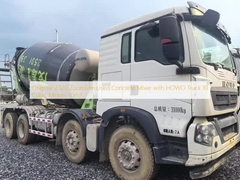 오리지널 2020 Zoomlion HOWO 트럭과 함께 사용 된 콘크리트 혼합기 10m3
