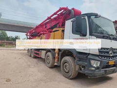 2020년식 중고 SANY 62미터 트럭 장착 콘크리트 펌프 트럭 건설 기계