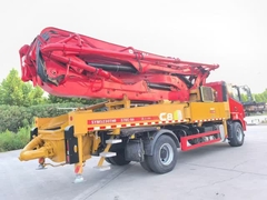 2020년 산이 37m 중고 콘크리트 펌프 트럭 유로 V 2축