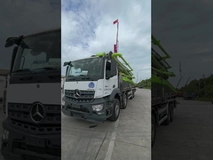 사용 된 Zoomlion 56M 56 미터 콘크리트 펌프 트럭 메르세데스 벤츠 차시