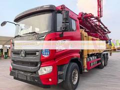 중고 콘크리트 펌프 트럭 2021 SANY 52m 52미터 붐 펌프 트럭