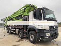 2021 사용 된 Zoomlion 63m 콘크리트 펌프 트럭 메르세데스 벤츠 차시