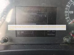 콘크리트 펌프 트럭 사용 2020 Zoomlion 49m 49m 시트랙 차시와 함께