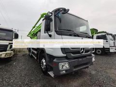 2016 refurbished Zoomlion 47m Concrete Pump Truck with Mercedes Benz truck