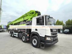 2022 Used Zoomlion 62m Concrete Pump Truck with Scania truck