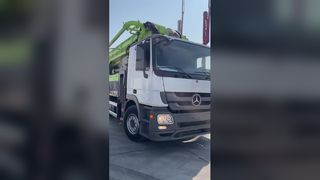 2018 Zoomlion 49M Concrete Pump Truck with Mercedes Benz Chassis Used Pump Truck