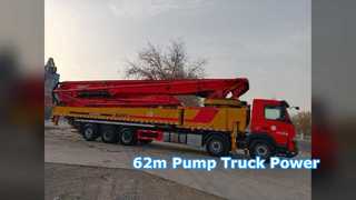 Used 2021 Sany 62m Pump Truck High Output